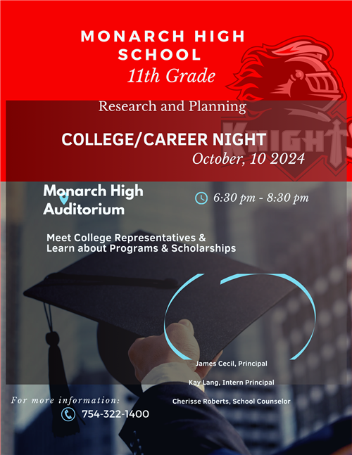 11th Grade college and career flyer